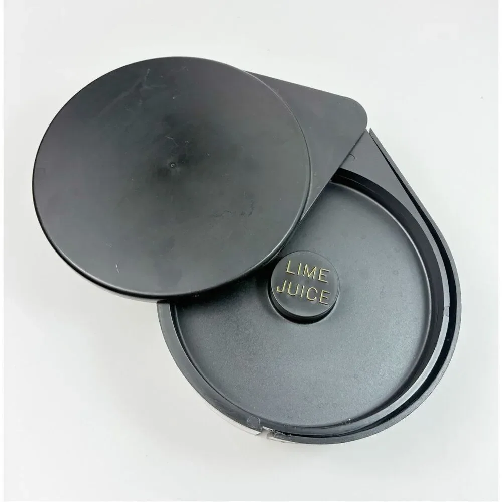 3-Tiered Rotary Bar Glass Rimmer for Salt, Lime Juice, Sugar